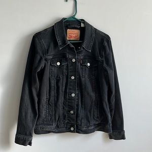 Levi’s Jean Jacket - Medium - Black with acid wash